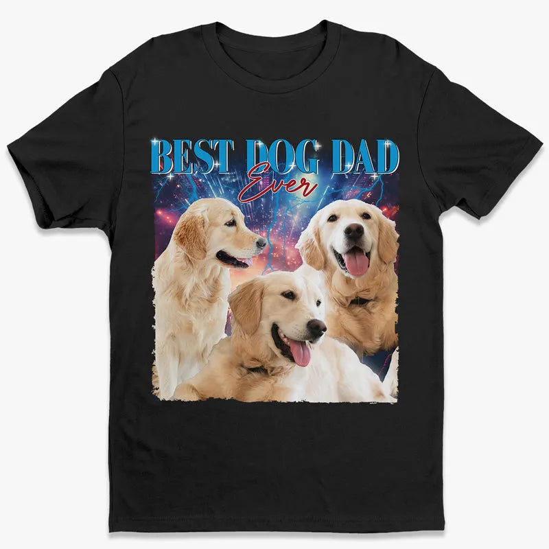 Custom Photo Printing Best Cat Dad Ever - Dog & Cat Personalized Custom Unisex T-shirt, Hoodie, Sweatshirt