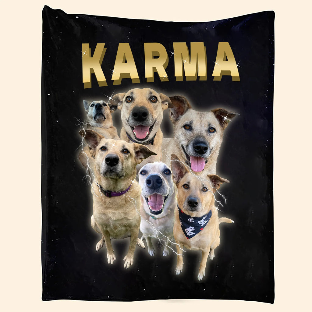 Custom Vintage Pets Blanket