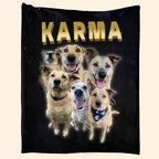 Custom Vintage Pets Blanket