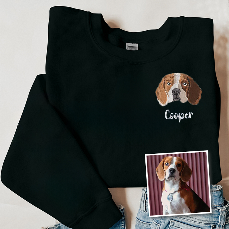 Beagle Dog Lover Custom Embroidered Sweatshirt Hoodie T-shirt