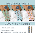 Custom Pet Photo Socks Personalized Pet Socks