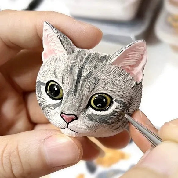 Custom Pet Sculpture – Multifunctional Pet Portrait Fridge Magnet