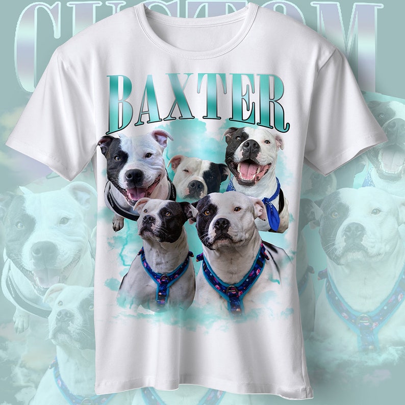 Personalised Bootleg T shirt, Viral 90s Style Dog T shirt Hoodie Sweatshirt