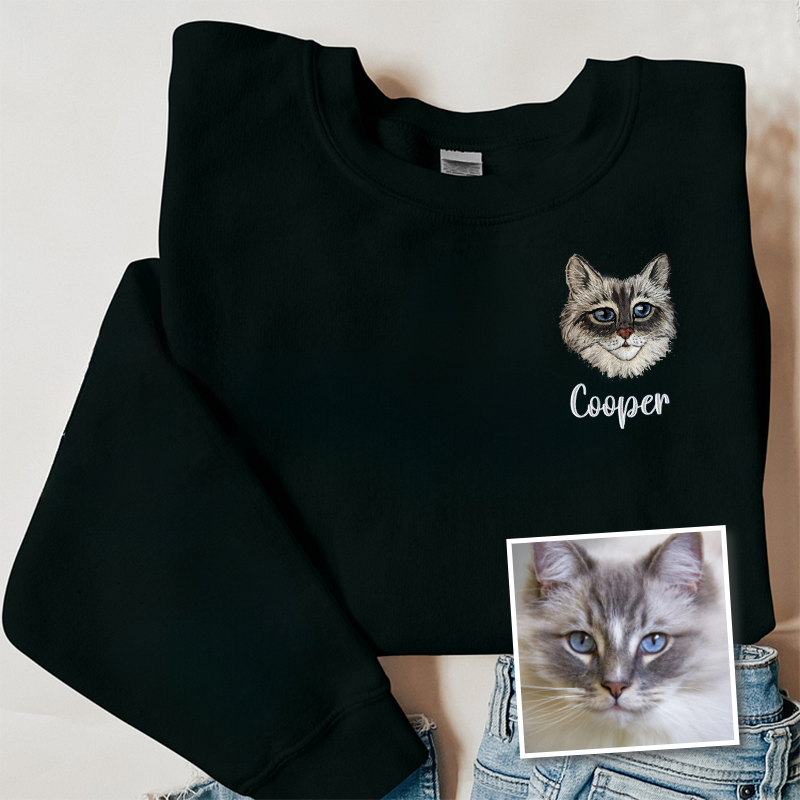 Ragdoll Cat Lover Custom Embroidered Sweatshirt Hoodie T-shirt