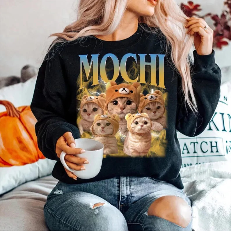 Custom Pet Bootleg Sweatshirt Tee Hoodie, Your Own Bootleg Shirt, Pet Photo Shirt