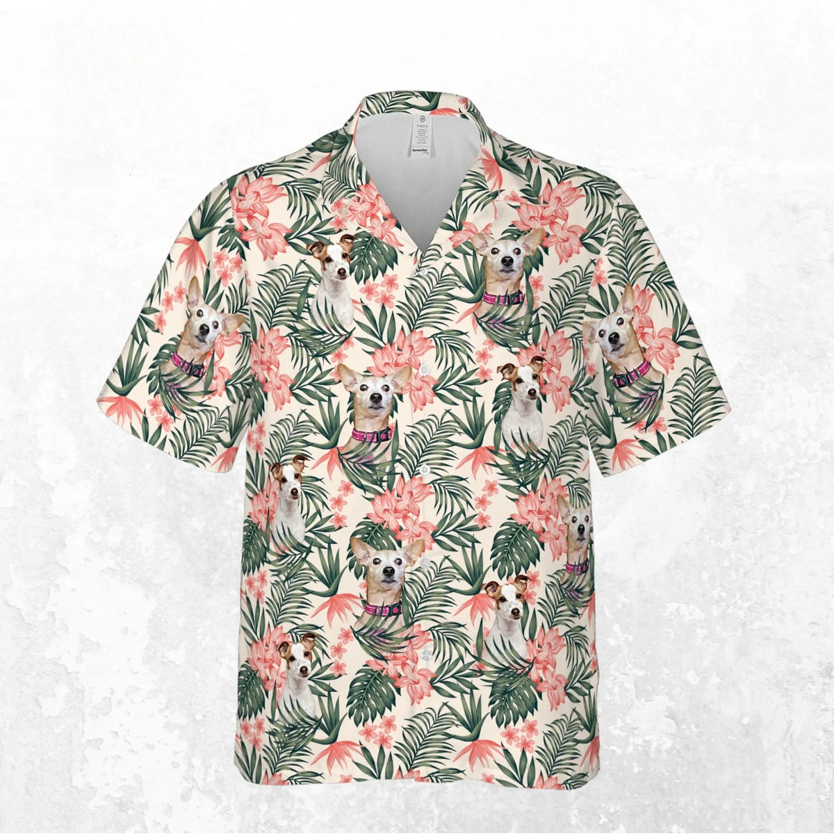 Custom Dog Hawaiian Shirt - Dog & Cat Personalized Custom Unisex Tropical Hawaiian Aloha Shirt