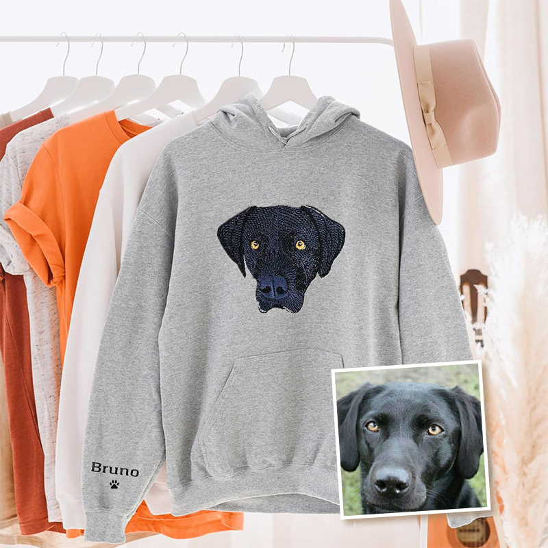 Labrador Lover Custom Embroidered Sweatshirt Hoodie T-shirt