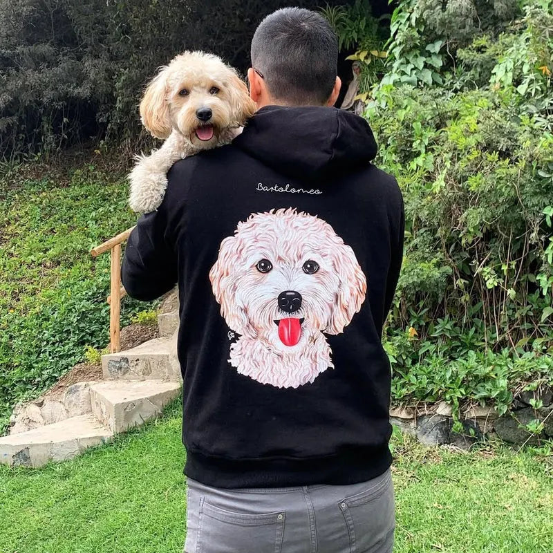 Custom Pet Photo Printed Hoodie Personalized Dog Sweatshirt Hoodie T Shirt
