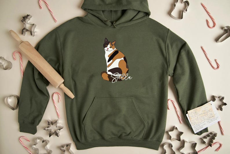 Custom Pet Photo Printing T-shirt Sweatshirt Hoodie, Custom Pet Photo Sweatshirt