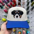 Custom Pet Portrait Embroidered Hat