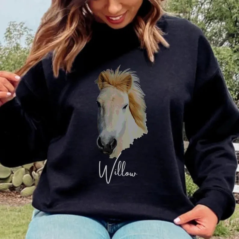 Personalized Dog&Cat Photo Sweatshirt,Custom Print Hoodie T-shirt