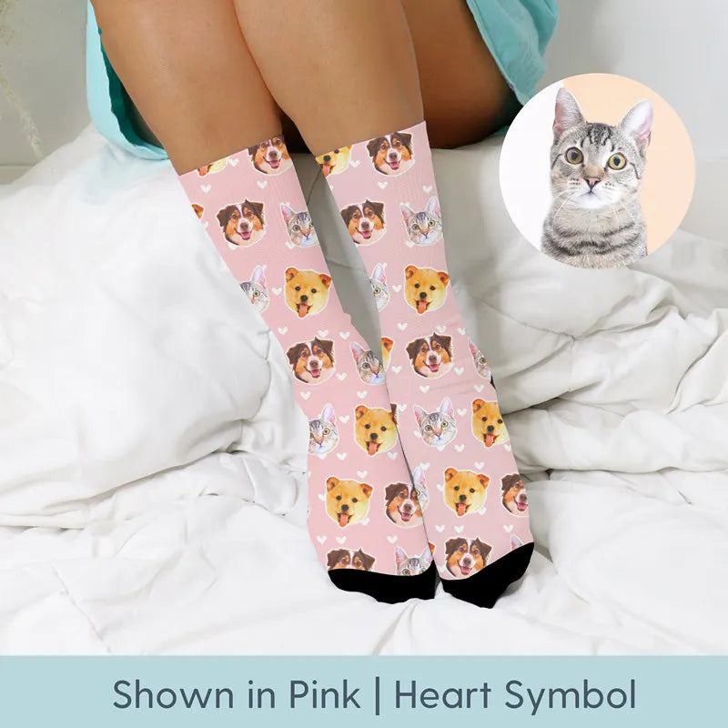 Custom Pet Photo Socks Personalized Pet Socks