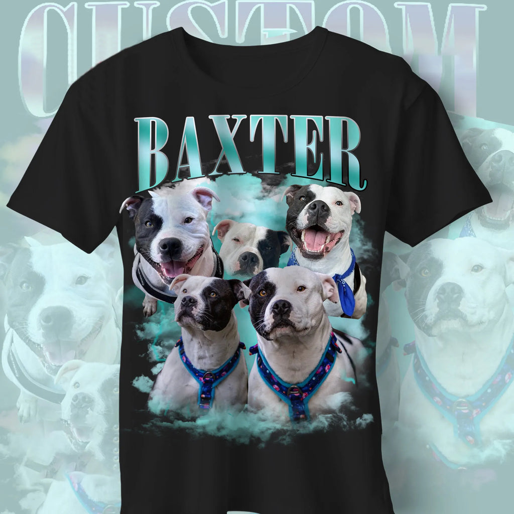 Personalised Bootleg T shirt, Viral 90s Style Dog T shirt Hoodie Sweatshirt