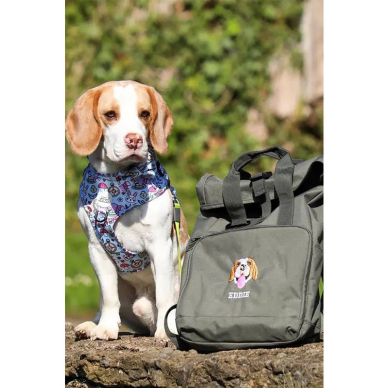 Personalized Pet Portrait Embroidery Backpack