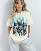 Custom Retro Cat Dog Shirt, Custom Photo Vintage 90s Graphic, Bootleg Rap Dog Shirt