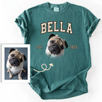 Custom Bootleg Dog Shirt – Personalized Dog Photo & Name T-Shirt