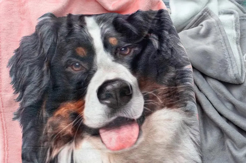 Personalized Pet Photo Blanket for Pet Lover