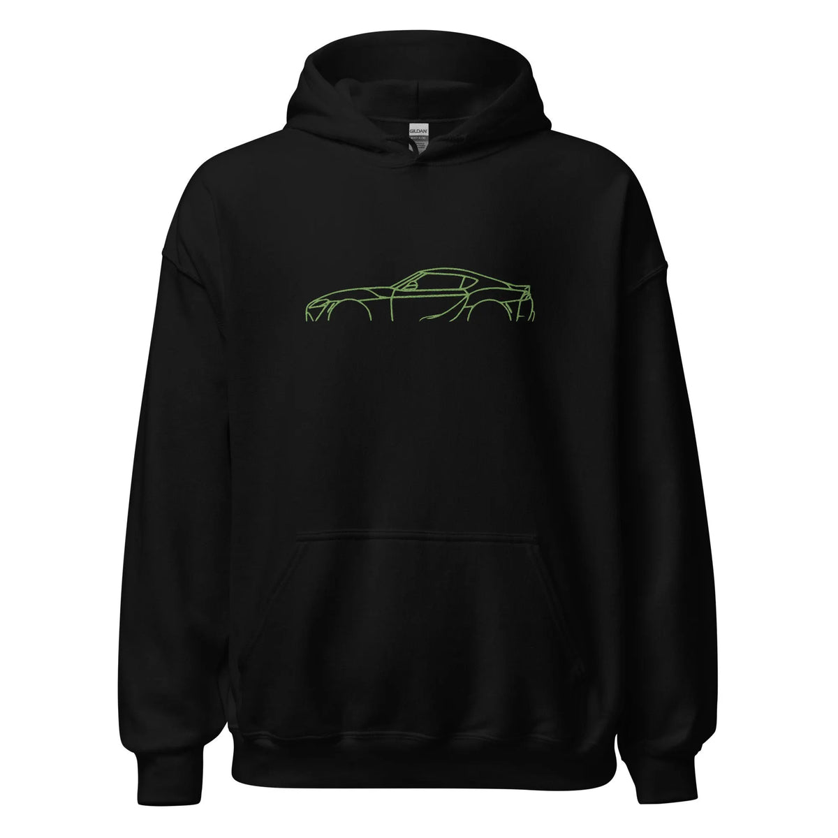 Customizable, Embroidered Car Silhouette Hoodie, Perfect Gift Idea