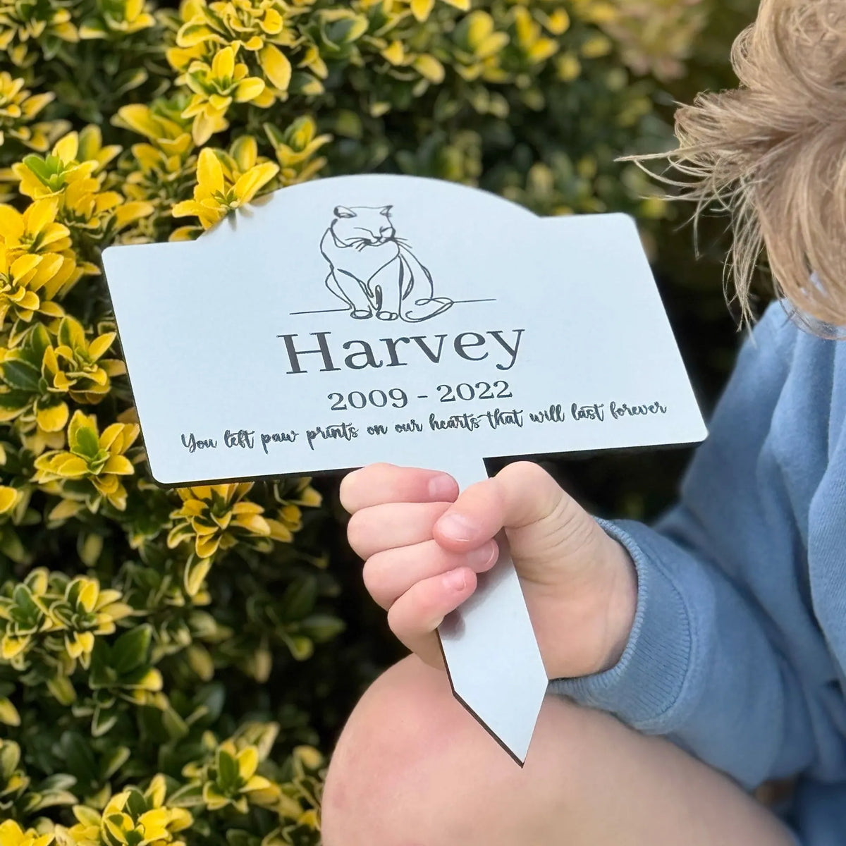 Personalized Pet Memorial Garden Stake – Custom Pet Burial Plaque