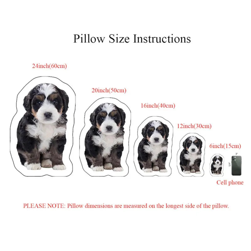 Custom Pet Pillow Personalized Pillow Custom Dog shaped Pillow