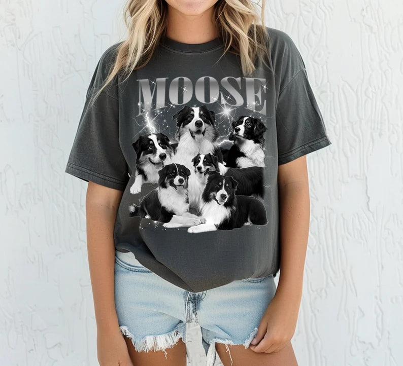 Vintage Custom Pet Shirt Retro T shirt Hoodie Sweatshirt
