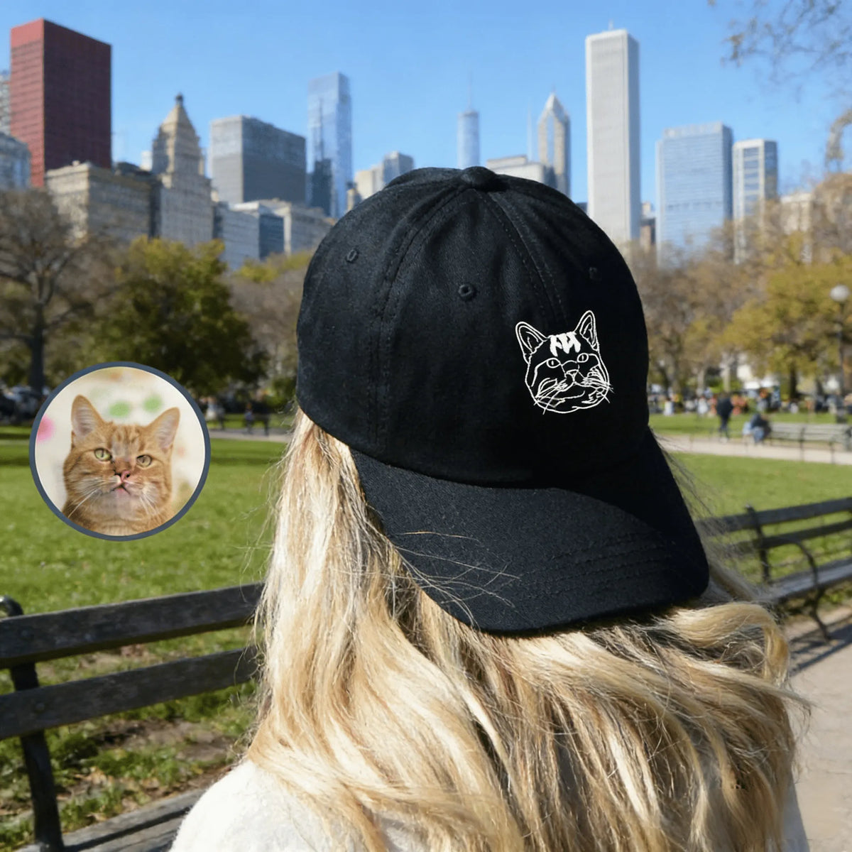 Custom EMBROIDERED Pet Hat Using Pet Photo Personalized Dog Hat