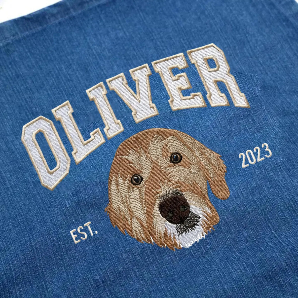 Custom Pet and Name Embroidered Apron