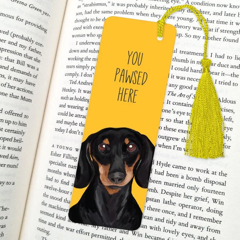 Custom Pet Portrait Bookmark