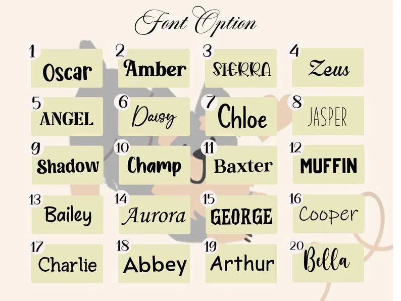 Custom Name Bone-Shaped Silicone Dog Tag, Silent Pet ID Tag