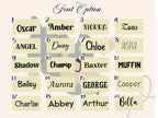 Custom Name Bone-Shaped Silicone Dog Tag, Silent Pet ID Tag