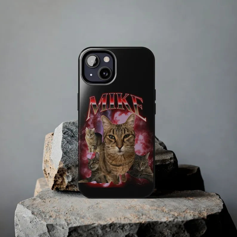Custom Pet Phone Case Using Pet Photo + Name Pet Portrait Phone Case