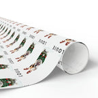 Custom Dog Gift Wrap, Dog Wrapping Paper Custom Pet Wrapping Paper, Name,Christmas Holiday Gift