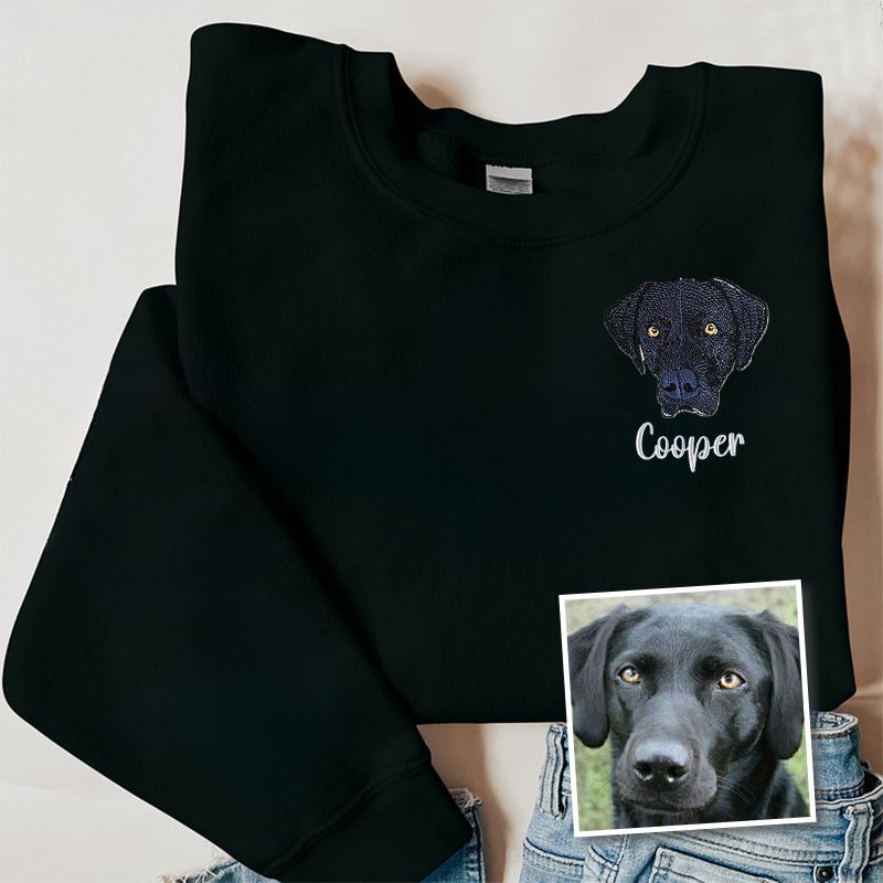 Labrador Lover Custom Embroidered Sweatshirt Hoodie T-shirt