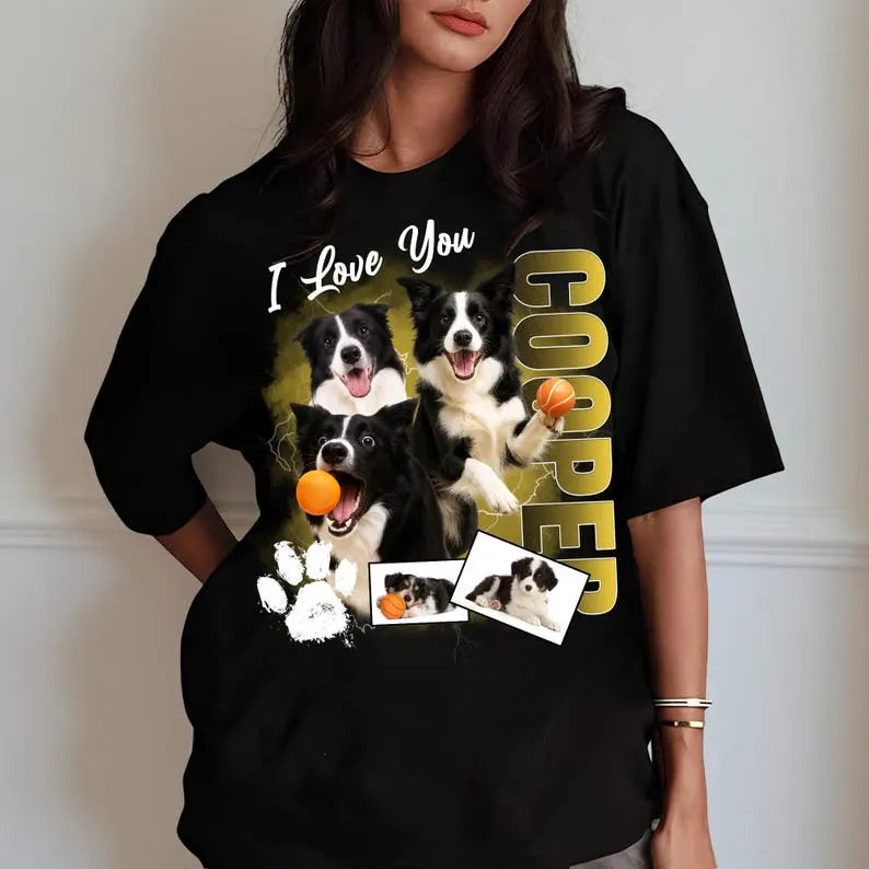 Custom Dog Bootleg Shirt, Custom Dog T-Shirt Sweatshirt Hoodie