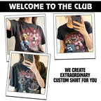 Custom Dog Face Shirt, Bootleg Dog Graphic Tee, Dog Portrait Washed Shirt