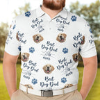 Custom Pet Polo Shirt, Best Dog Dad Ever for Husband, Father,Dog Dad Fathers Day Present
