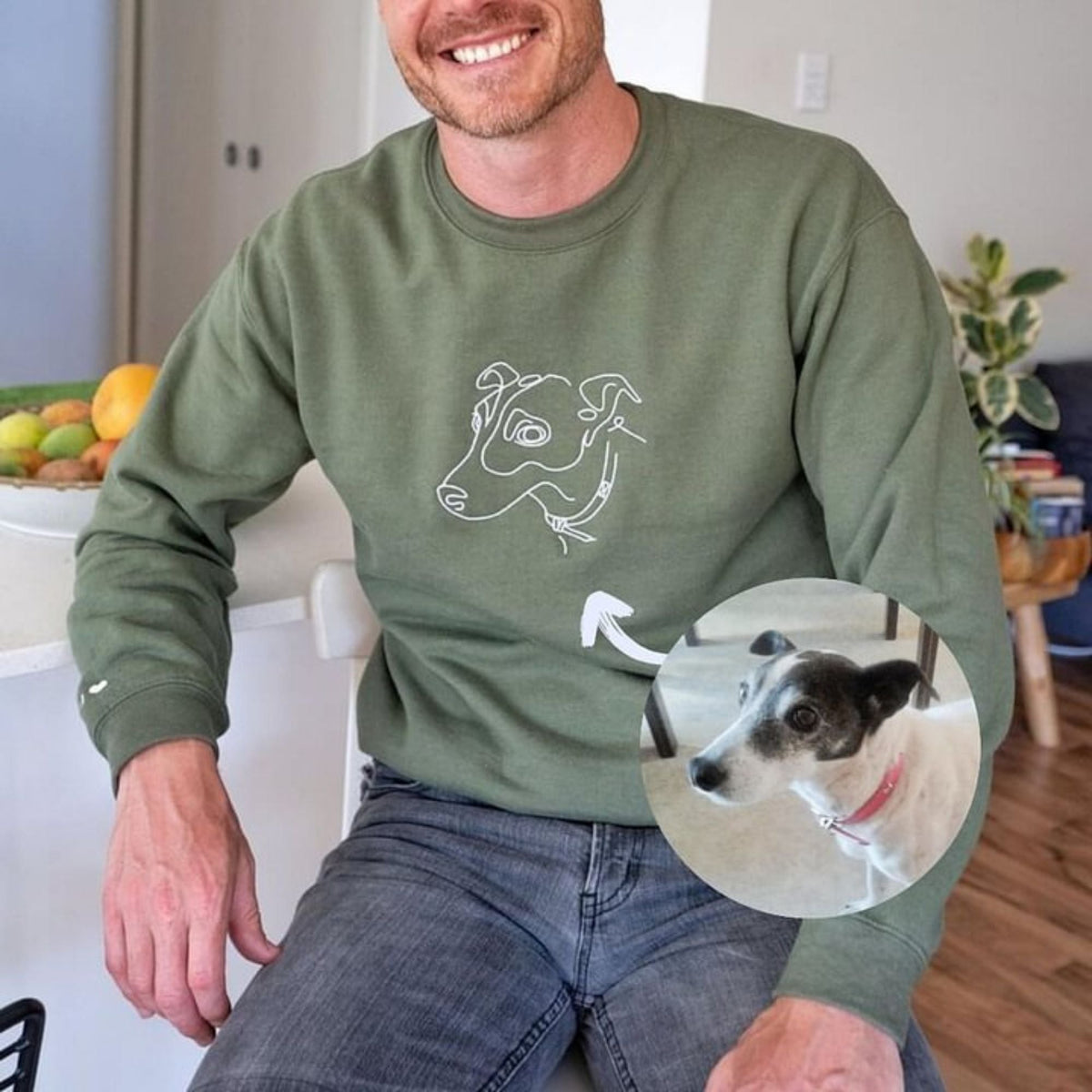 Custom Embroidered Hoodie- Stylish Outline Style