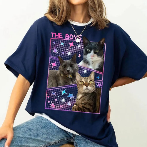 90s Retro Vintage Custom Pet Rap Tee & Hoodie - Unique Bootleg Style Cat & Dog Graphic Shirt