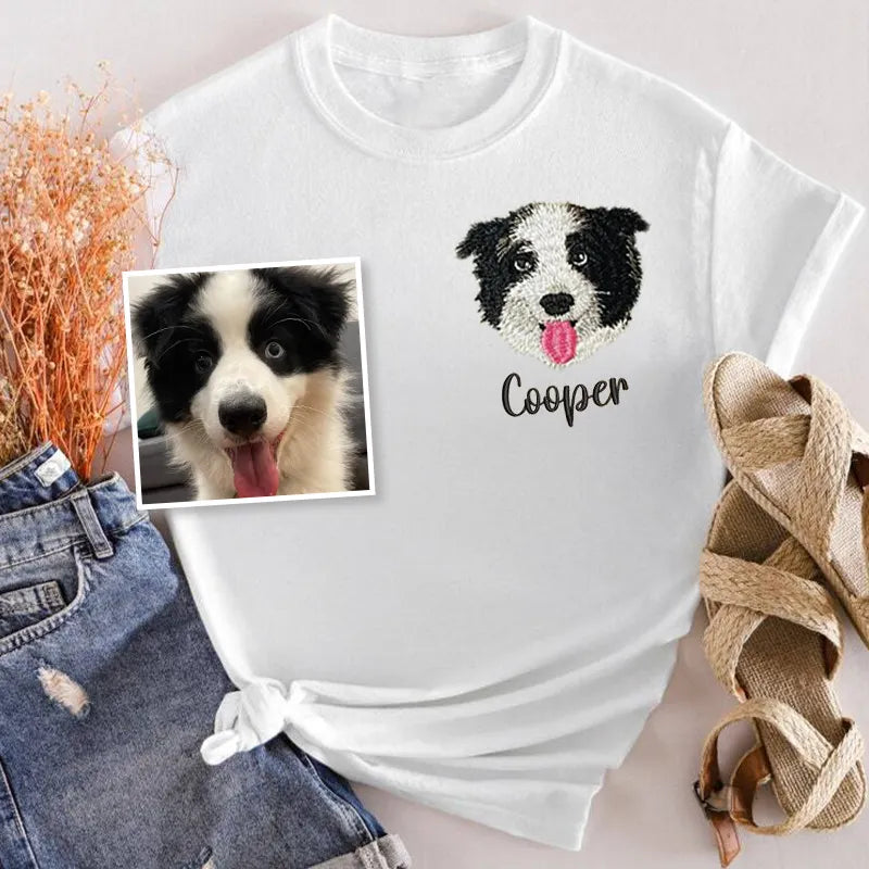 Border Collie Lover Custom Embroidered Sweatshirt Hoodie T-shirt