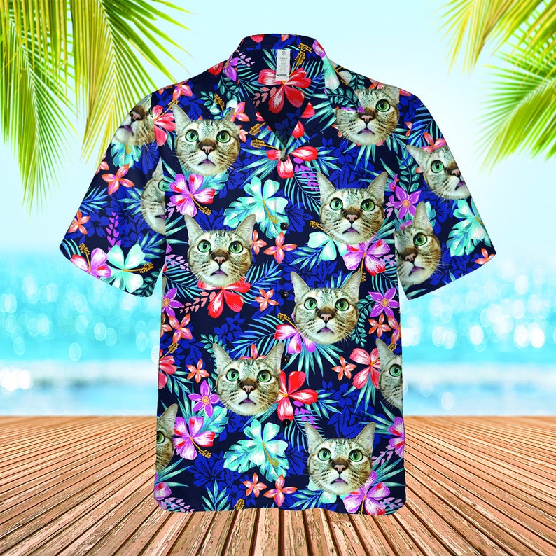 Custom Hawaiian Shirt with Photo, Pet Dog Face Shirt