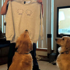 Custom Dog Sweatshirt, Personalized Dog Ears Sweatshirt with Name