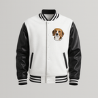Custom Pet Portrait Varsity Jacket – Letterman Style with Name & Est. Year