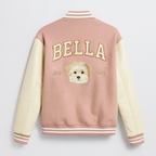Custom Pet Portrait Varsity Jacket – Letterman Style with Name & Est. Year